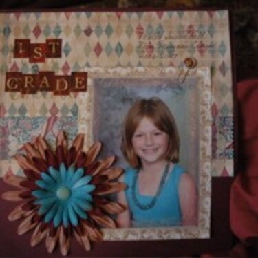 Molly&#039;s first grade pic